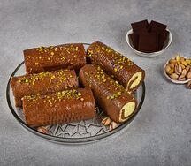 Рулетики с фисташкой пирожные