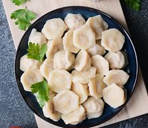 Пельмени с судаком