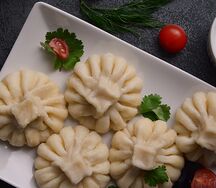 Хинкали с сулугуни и моцареллой