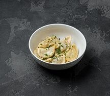Вареники с картофелем грибами и луком