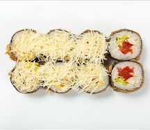 Ролл Цезарь с курицей, жареный