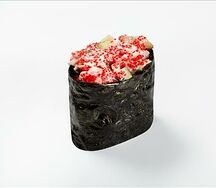 Гункан с икрой тобико