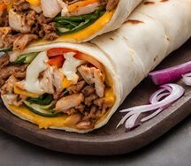 Шаурма микс с сыром