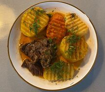 Жаркое с курицей
