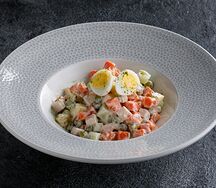 Оливье с курой