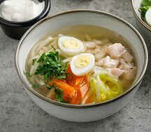 Куриный суп с домашней лапшой