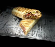 Шаурма с рваной свининой