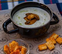 Крем-суп с шампиньонами