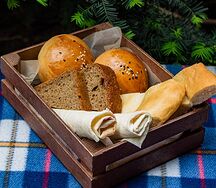Хлебная корзинка из своей пекарни