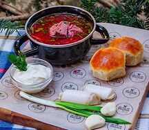 Борщ с говядиной