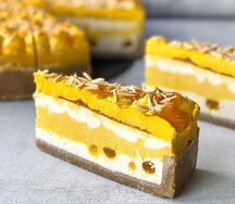 Чизкейк Манго-маракуйя