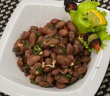 Салат из фасоли