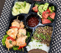 Lunch Box с куриными шашлыками