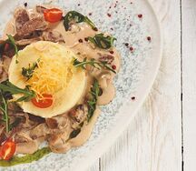 Бефстроганов с пюре