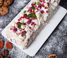 Меренговый рулет мини