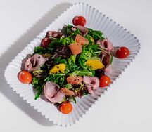 Руккола с ростбифом