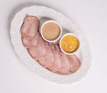 Язык говяжий отварной