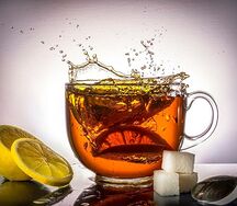 Чай с лимоном