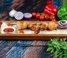 Кавказский шашлык из курицы