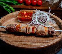 Кусковой шашлык из баранины
