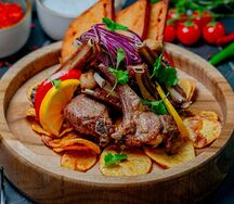 Джиз-биз из бараньей корейки