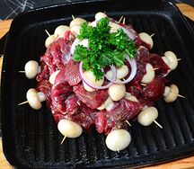 Вагури из вырезки с грибами