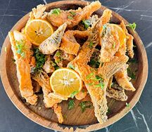 Сазан жареный по-хорезмски