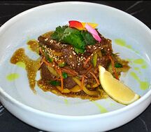 Тёплый салат Амур