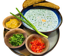 Окрошка Байская на мацони