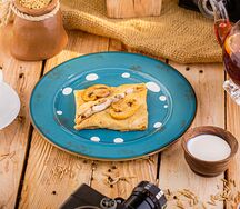 Блинчик с курицей и грибами