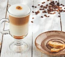 Латте соленая карамель