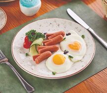 Быстрый завтрак с сосисками