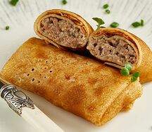 Блинчики с мясом