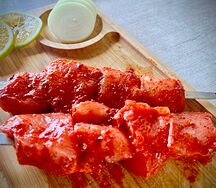Шашлык из куриного филе