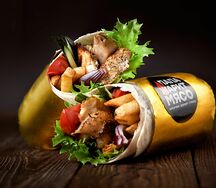 Мамина шаурма с курицей по-азиатски