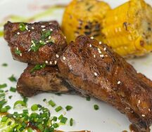 Свиные ребра в соусе BBQ