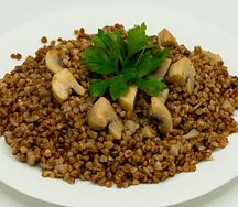 Гречка с грибами