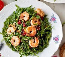 Салат с креветками