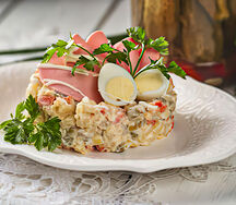Оливье с курицей