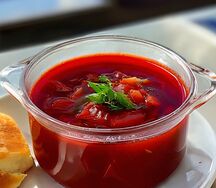 Борщ красный