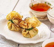 Блины с копченой курицей
