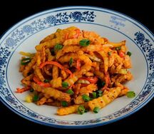 Картофель с курицей