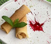 Блинчики со сливочным кремом