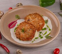 Куриная котлета с пюре