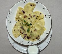 Вареники с картофелем и грибами
