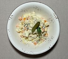 Оливье с курицей