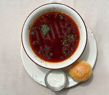 Борщ красный