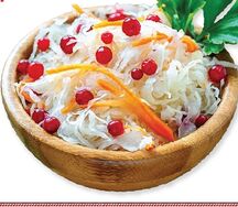 Капуста бочковая хрустящая с брусникой