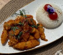 Курица в кисло-сладком соусе
