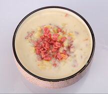 Картофельный суп с ветчиной
